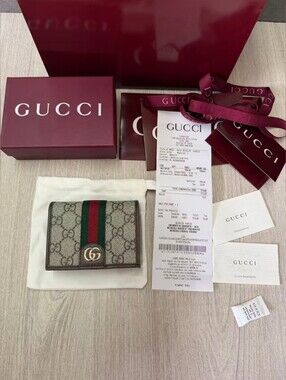 Gucci GG Supreme Ophidia small wallet